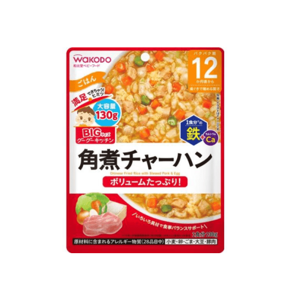WAKODO Large Size Baby Food Kakuni fried rice 1 Year+ 130g