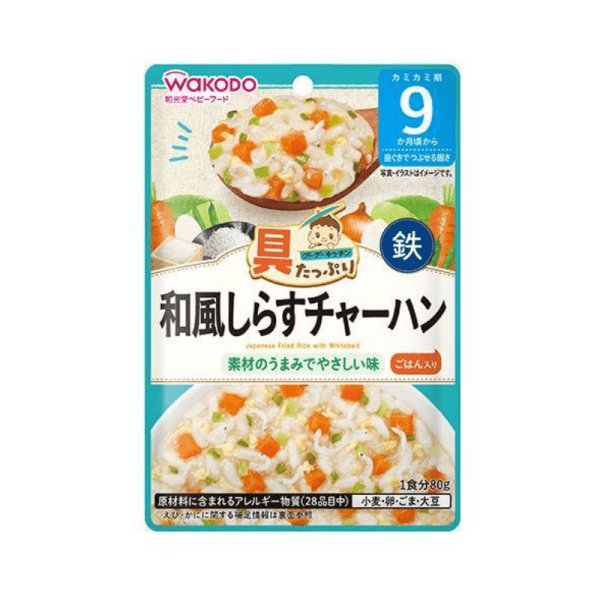 WAKODO Baby Japanese Sardine Baby Food 9 Months+ 80g