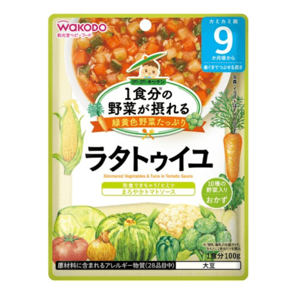 WAKODO Baby Food Vegetable Intake Provencal Stew 9 Months Plus 100g