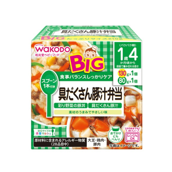 WAKODO Large Size Baby Beef Sukiyaki Bento Baby Food 1 Year 4 Months+ 210g