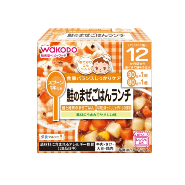 WAKODO Baby Salmon Mixed Rice Lunch Baby Food 1 Year+ 170g