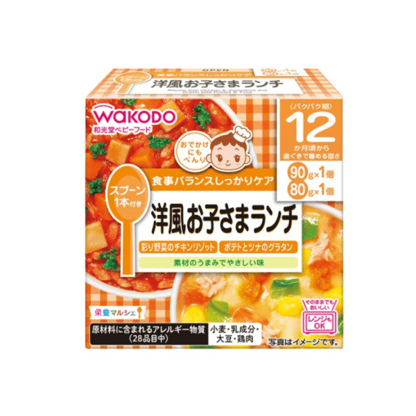 WAKODO Baby Western Style Kids Lunch Baby Food 1 Year+ 170g