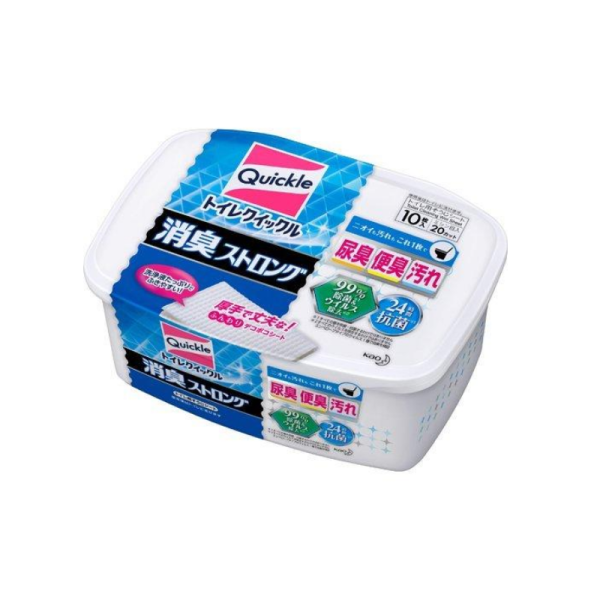 KAO Toilet Quickle Deodorizing Strong 10 sheets