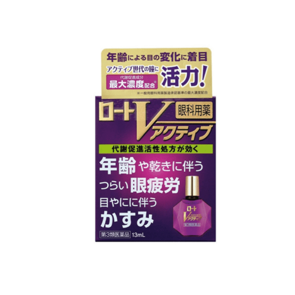 ROHTO Eye Drops for Relieving Eye Fatigue in Middle-Aged and Elderly People 13ml