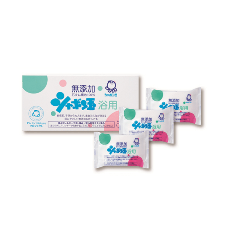 SHABON Baby Bath Soap for Sensitive Skin Additive Free 3 Bars