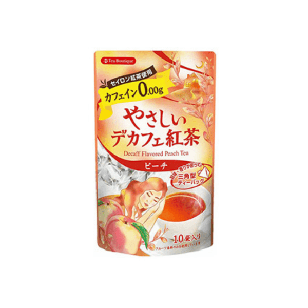 Tea Boutique decaffeinated black tea white peach 10 bags