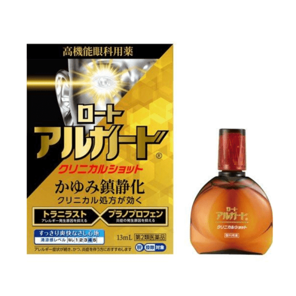 ROHTO Eye Drops for Relieving Eye Allergy Discomfort 13ml Cooling Level 4