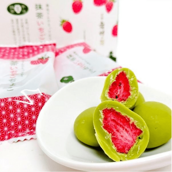※ maiko tea shop matcha strawberry chocolate freeze-dried [120g]]