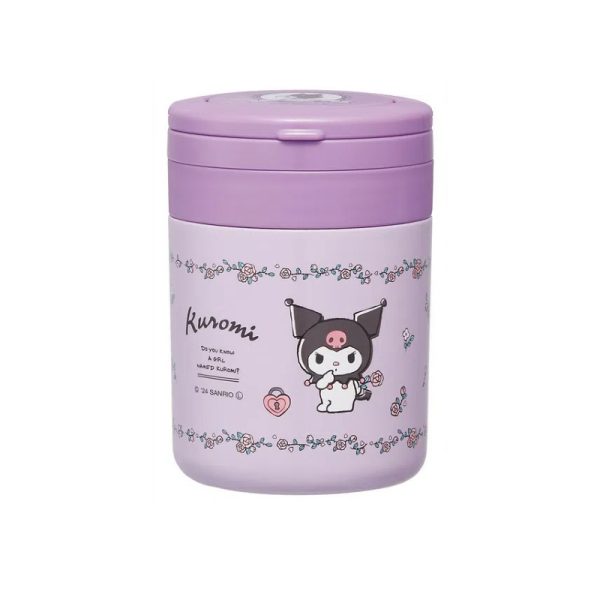 SKATER Insulated Lunch Jar with Handle 300ml – Purple Kuromi