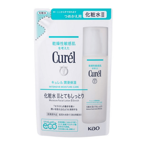 Curel Moisturizing III Cosmetic Toner Moisturizing Supplement 130ml