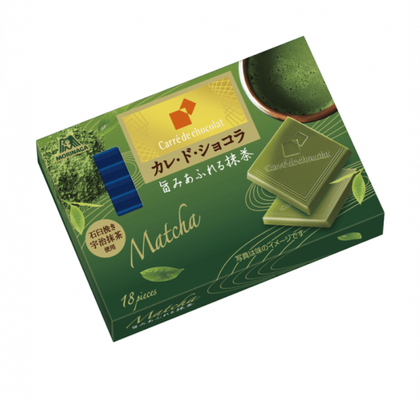 Morinaga Carré de Chocolat 18 pieces of matcha full of flavor