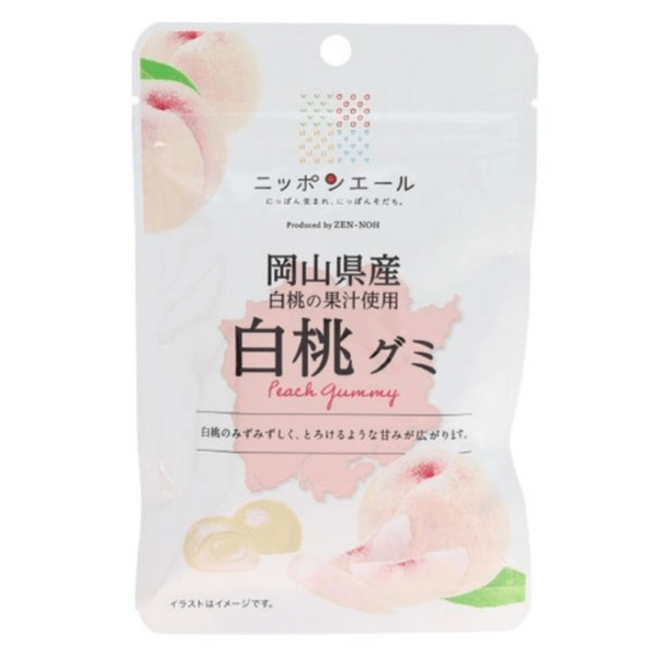 Nippon Ale Okayama White Peach Gummy 40g