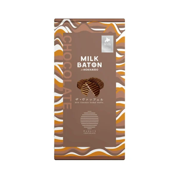 MILK BATON Waffle Gift Box 5 Pieces Chocolate/Matcha Flavor/Strawberry flavor