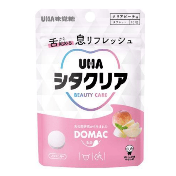 UHA Youha Fresh Breath Taste Sugar Peach Flavor 10pc