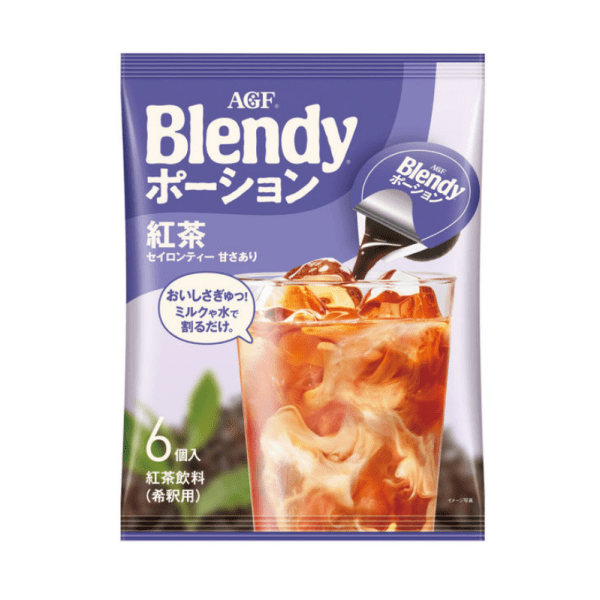 AGF Blendy Coffee Liquid Black Tea Flavor 6