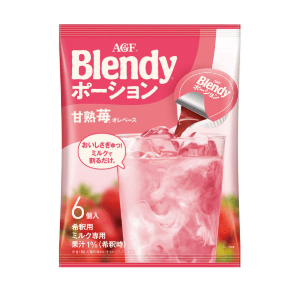 AGF Blendy Coffee Liquid Strawberry Flavor 6