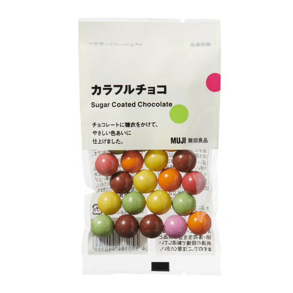 MUJI  color chocolate beans 30g