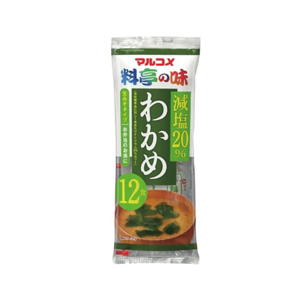 Marukome Raw Miso Soup Ryotei Taste of low-salt Wakame 192g