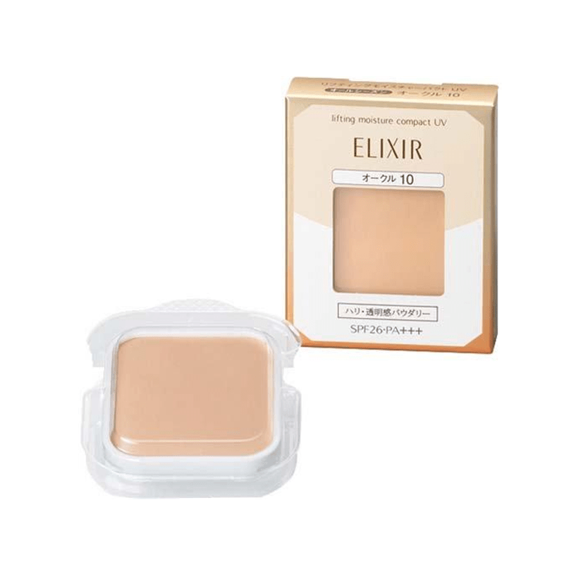 ELIXIR Lifting Moisture Pact UC (Refill) Beige Aukle 10