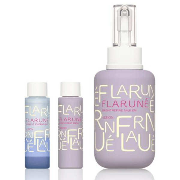 ALBION FLARUNE Whitening Emulsion Set – Light / Moist