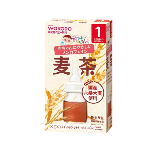 WAKODO drinking 8 bags of barley tea powder around 1 month-baby beverage