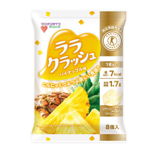 Mannanlife Konjac Lala Crush Assorted Cola Soda Flavor/Pineapple Flavor 24g x 8