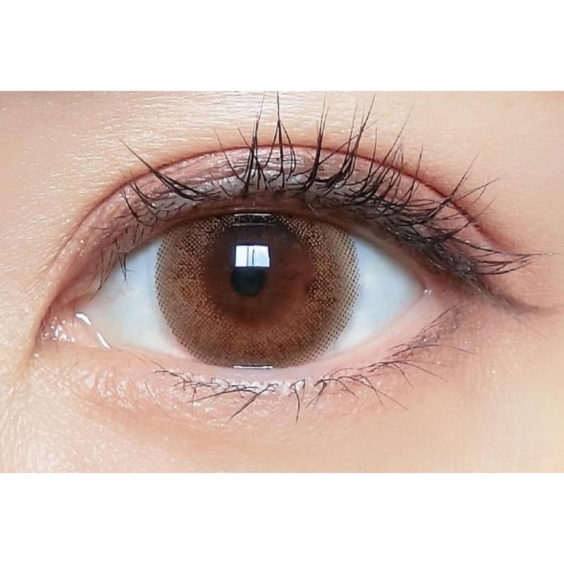 Chu's me 1Day Chiffon Brown DIA|14.2mm 10pcs Color Contact Lenses - Image 4