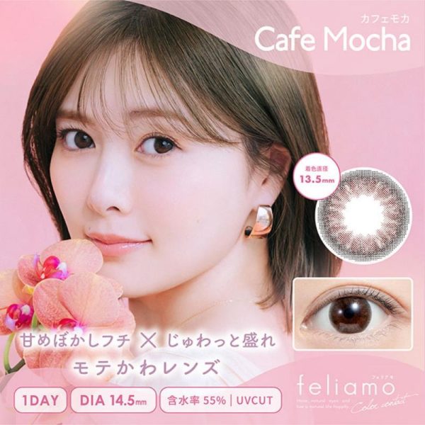 feliamo 1Day Cafe Mocha DIA|14.5mm 10pcs Color Contact Lenses