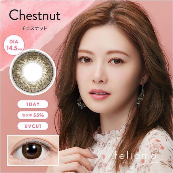 feliamo 1Day Chestnut DIA|14.5mm 10pcs Color Contact Lenses