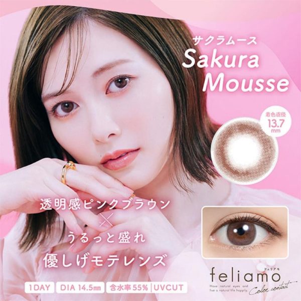 feliamo 1Day Sakura Mousse DIA|14.5mm 10pcs Color Contact Lenses
