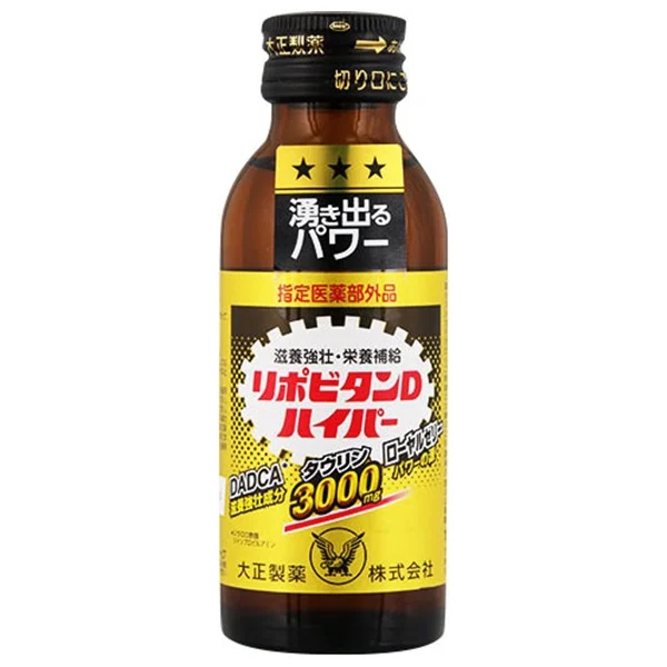 TAISHO Lipovitan D Hyper Non Caffeine Recovery Drink 100ml 1 Bottle