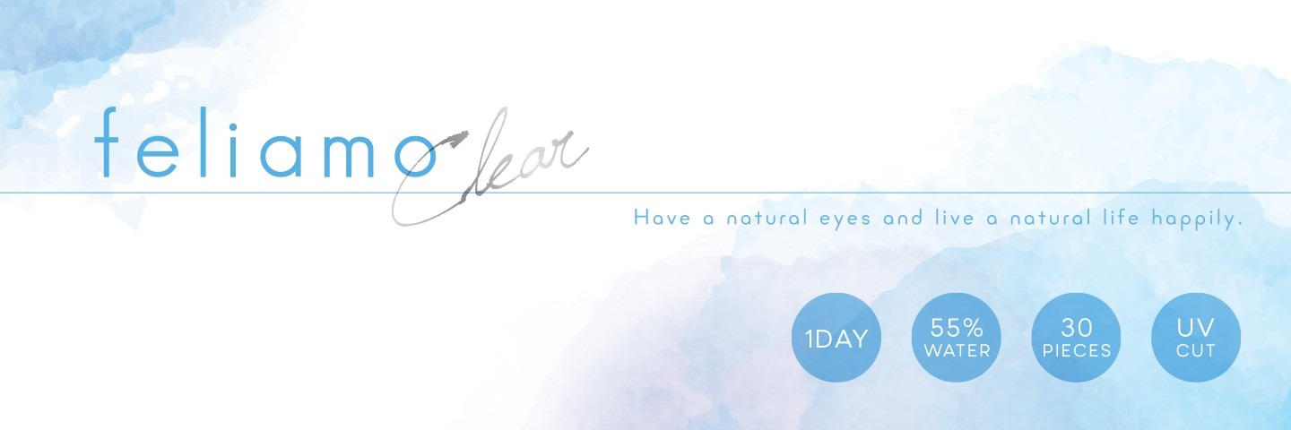 feliamo 1Day Clear DIA|14.2mm 30pcs Color Contact Lenses - Image 3