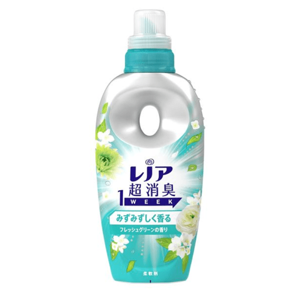 P&G Super Deodorizing 1-Week Fabric Softener 490ml Fresh Scent