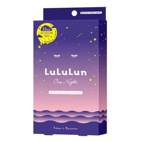 Lururun Face Mask One Night Rescue Moisturizing