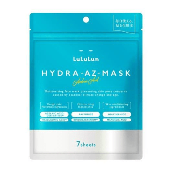 Lululun HYDRA-AZ-MASK Azelaic Acid Sheet Mask 7 sheets