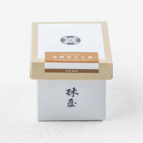 Hayashiya White Peach Roasted Tea  Tea Bags 1.5 g × 5 Bags