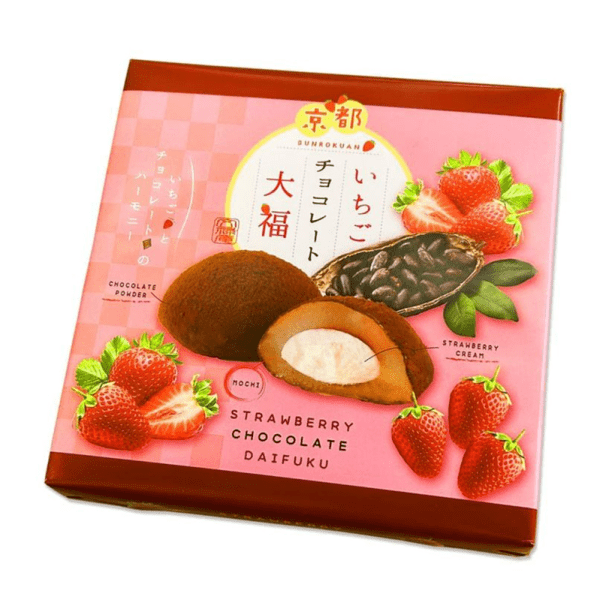 Kyoto Bunrokuan Strawberry Chocolate Daifuku 16 Pieces