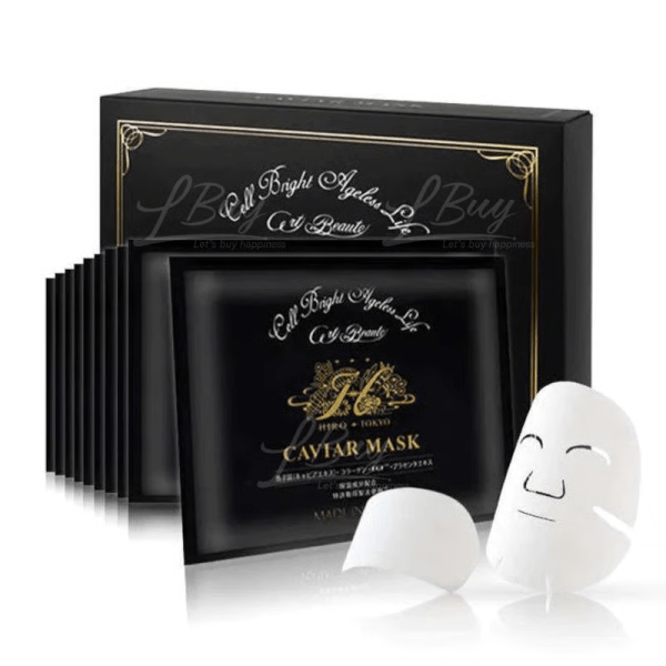 HIROSOPHY Chilosofee Supreme Caviar Face & Neck Mask 10 Sheets