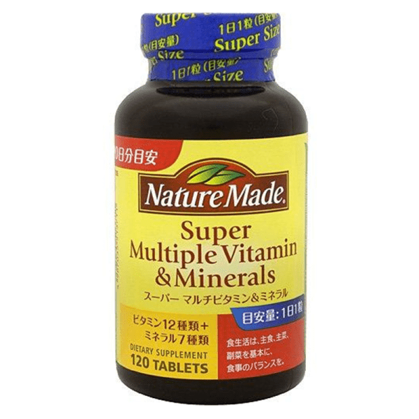 Otsuka Nature Made Super Multi-Vitamin & Mineral 120 tablets