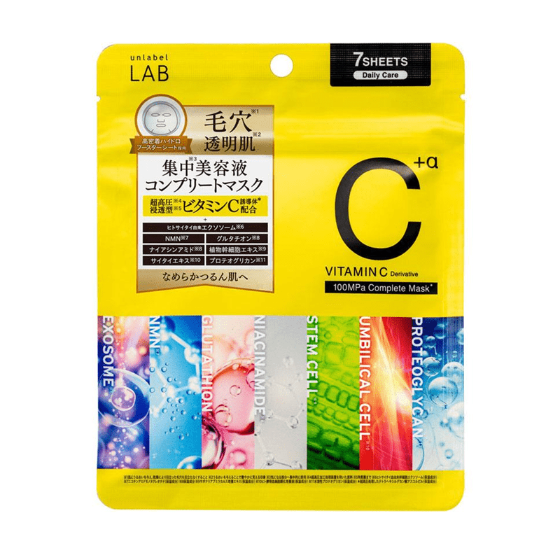 UNLABEL V complete sheet mask