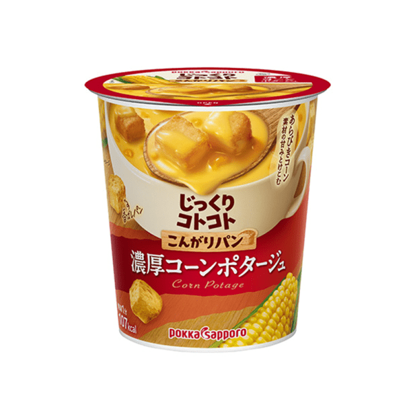 POKKA SAPPORO Gulu Gulu Rich Corn Soup with Croutons 21.6g