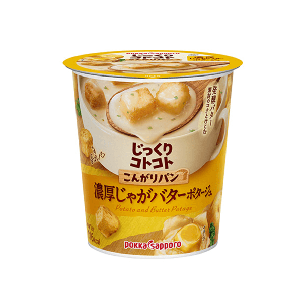 POKKA SAPPORO Gulu Gulu Rich Butter Potato Soup with Croutons Multiple Flavors 28.1g