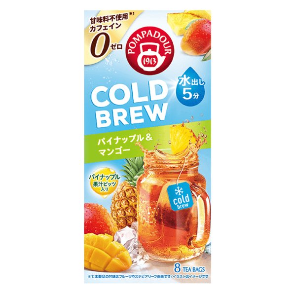 Pompa Doll Cold Brew Pineapple & Mango 8 Tea Bags