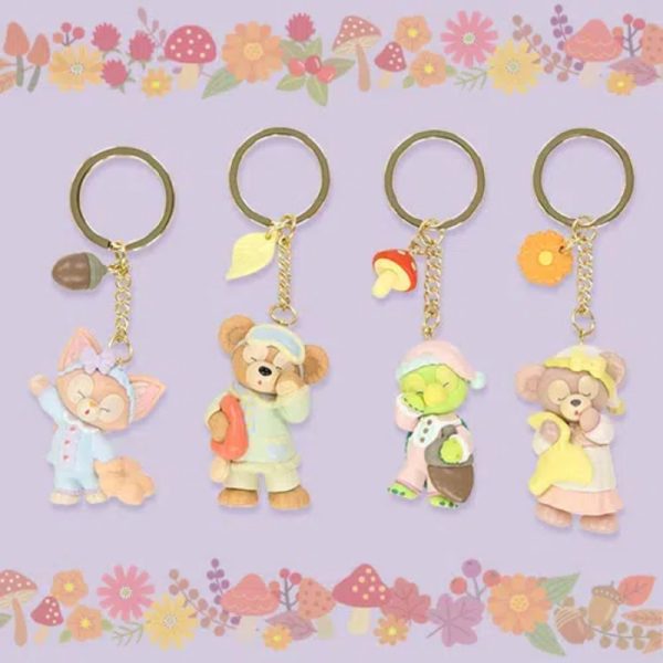 Disney 2024 Autumn Pajamas Series Duffy Family Keychain suit 4 into [Duffy Family]]