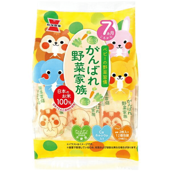 Iwazuka Confectionery Ganbare Vegetable Family 43g