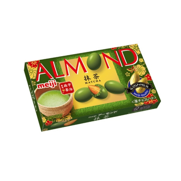 MEIJI Matcha Almond Chocolate 67g