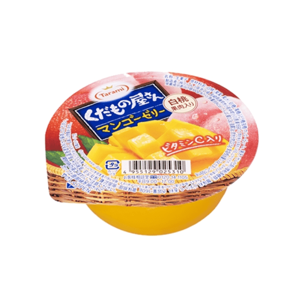 Tarami-san mango jelly 160g with white peach pulp