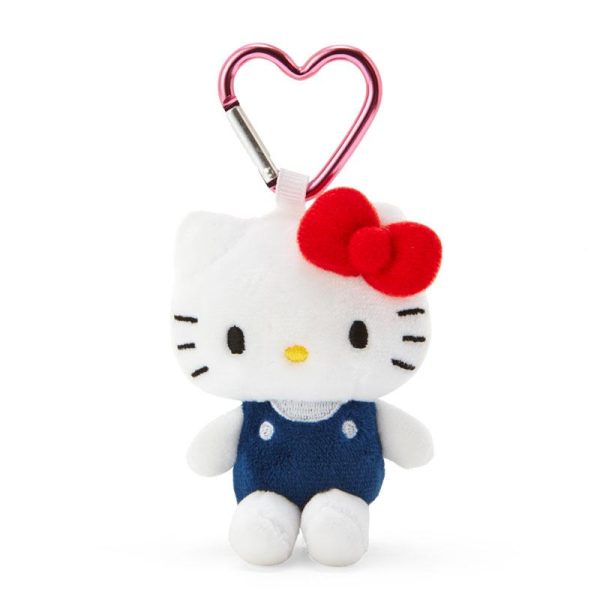 SANRIO Heart-Shaped Buckle Series Plush Keychains – Multiple Styles Available