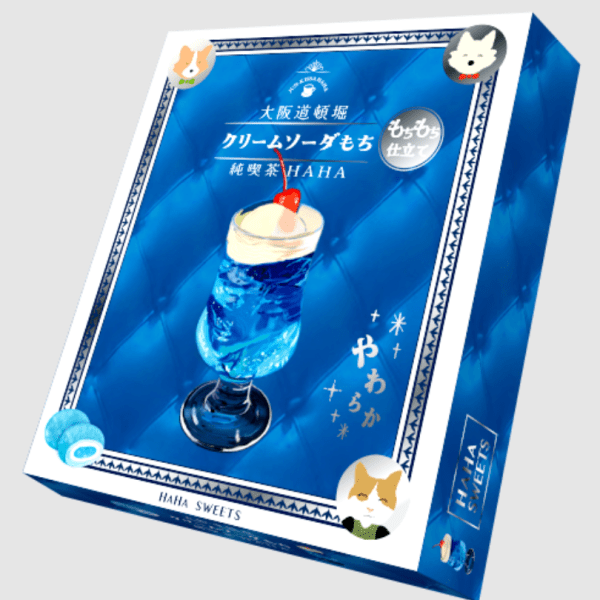 Osaka Dotonbori Pure Tea HAHA Cream Soda Sticky 120g