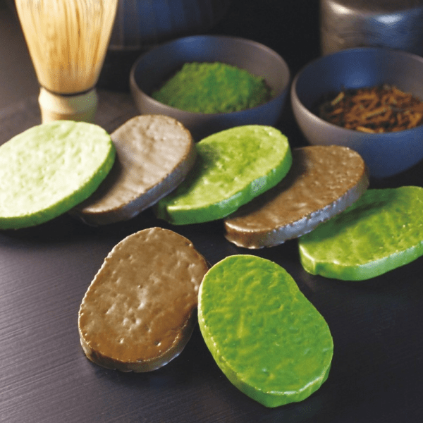 Tsujiri Kyoto Tea Cakes (10 pieces) – Matcha & Roasted Tea Platter